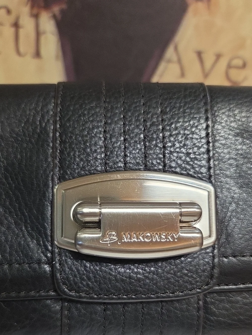 B Makowsky Leather Wallet